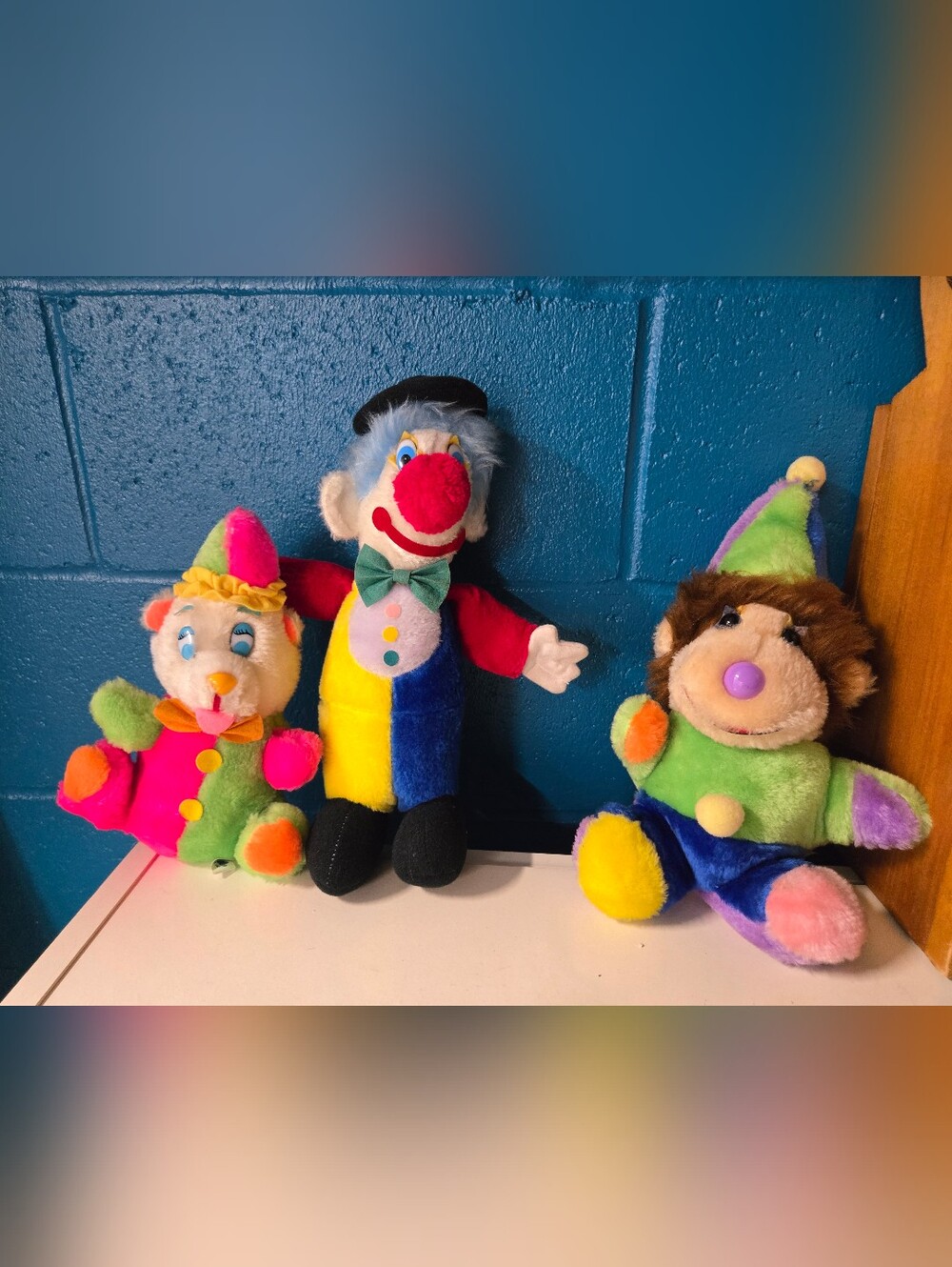 Colorful Plush Clown Toy - Multicolor Kids Toy